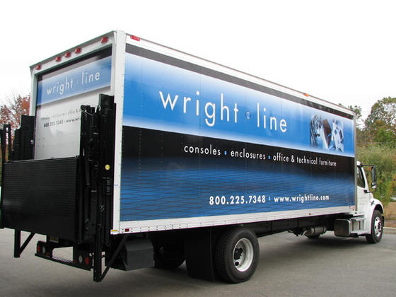Worcester MA vehicle graphics, box truck vinyl wrap, truck vinyl wrap