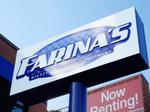 Extruded Aluminum Pylon Cabinet Sign in MA - Farina's Bicycles & Power Equipment