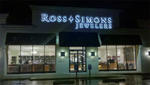 Ross Simons Jeweler, LED halo channel letters, jeweler signs, Warwick jewelers, New England signs, Rhode Island signs, Warwick e
