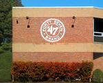Graphic Vinyl for Textured Surfaces, Brick Vinyl Sign, Westwood MA